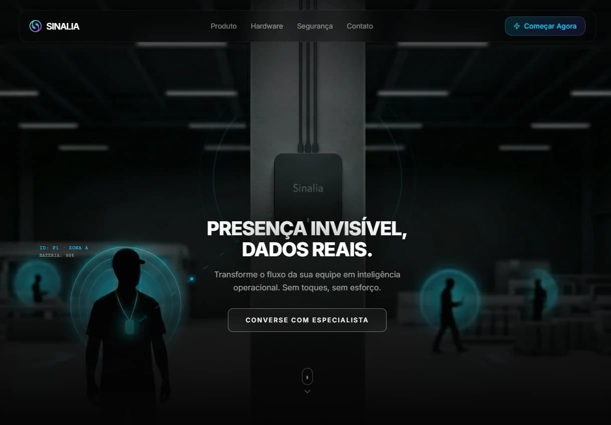 Plataforma Sinalia — IoT · Telemetria desenvolvida pela Wings Tech
